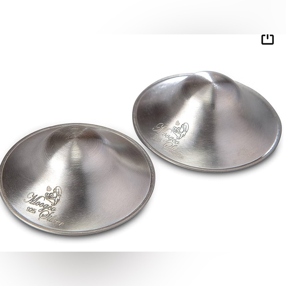 New silver nursing cups - Picture 3 of 3